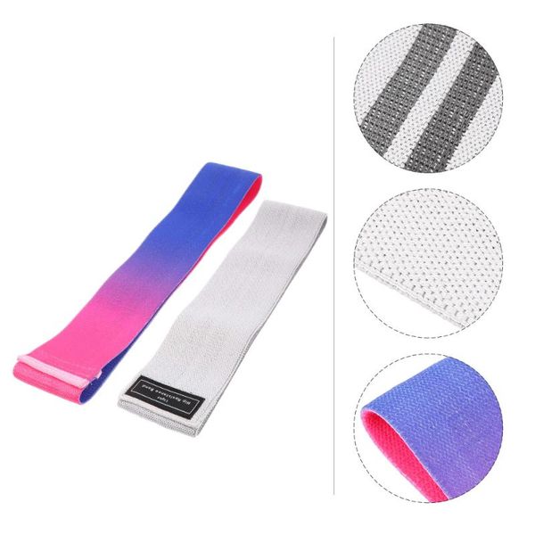 

resistance bands 2pcs practical stretch belt hip band wide useful