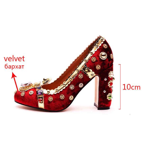 

dress shoes phoentin sapatos de salto alto feminino, retrÃ´ com strass pÃ©rola, veludo , vintage, vermelho, para festa casamento, ioua, Black
