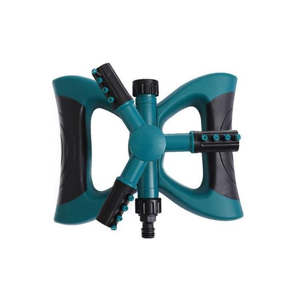 

toothbrush holders garden lawn sprinkler automatic 360 degree rotating watering device with 12 spray nozzles for yard adjustable angle