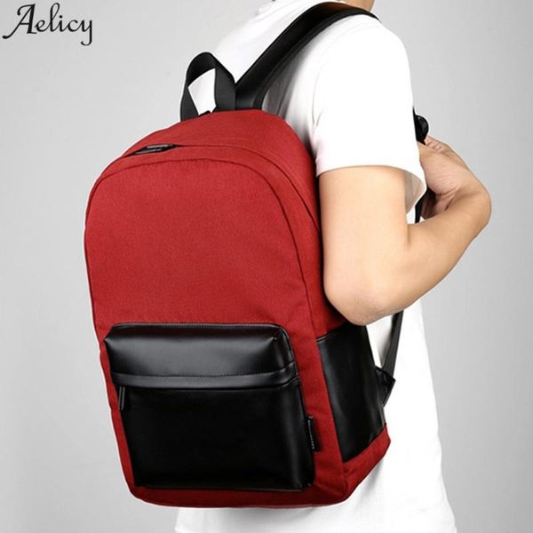 

backpack aelicy fashion waterproof shoulder bag usb charging lapoutdoor travel student 2021