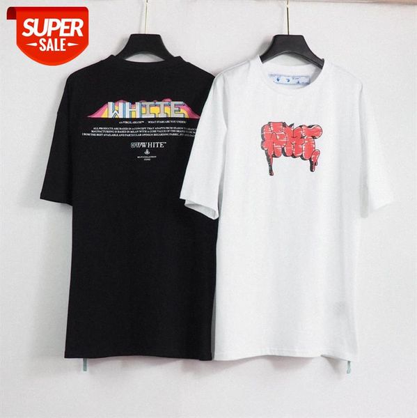 

contrasting color letter pattern on the back loose round neck pullover short sleeve one piece batch #yl56, White;black