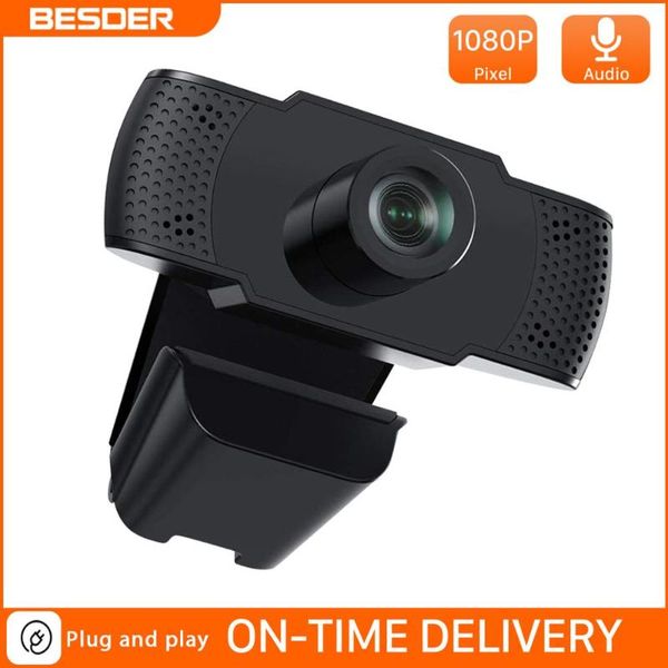 

full hd 1080p webcam mini computer pc usb webcamera live broadcast video conference work videocall for lapip cameras