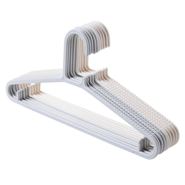 

hangers & racks 20pcs/lot 38cm plastic for clothes non-slip hanger