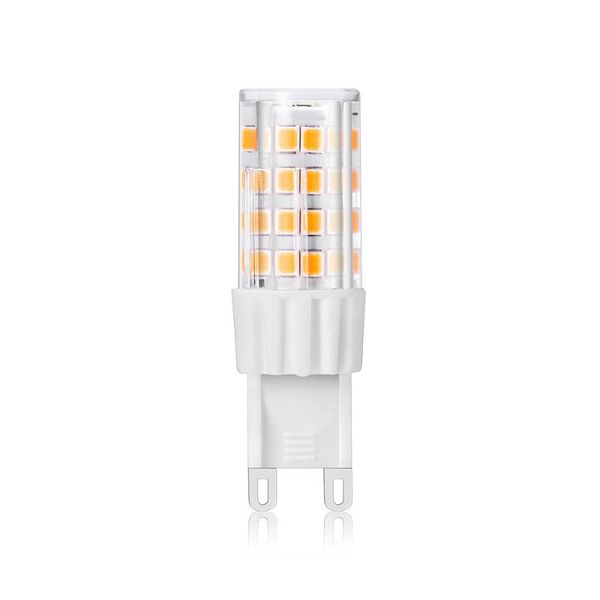 

bulbs [seven neon]mini g9 bulb led corn light 2835 5w for chandelier ra80 51led 220-240v replace 20w halogen lamp