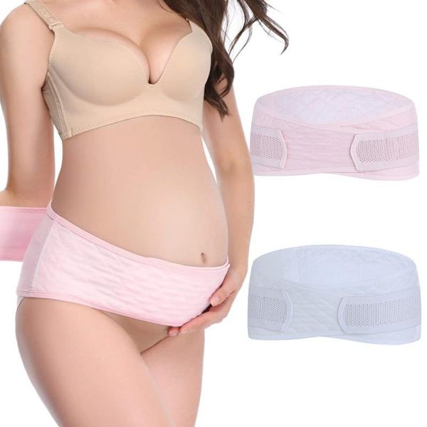 

maternity intimates belly band women pregnant belt pregnancy support-waist postpartum abdomen bands support, White