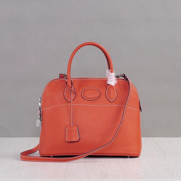 

evening bags type of origin litchi grained cowskin single shoulder handbag shell bag in 2021