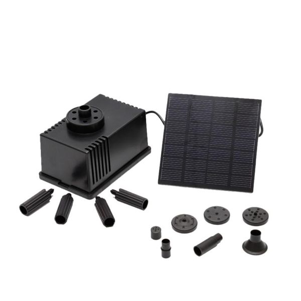 

garden decorations 7v 1.5w solar fountain fountains waterfalls power bird bath water pump for home balcony (blac