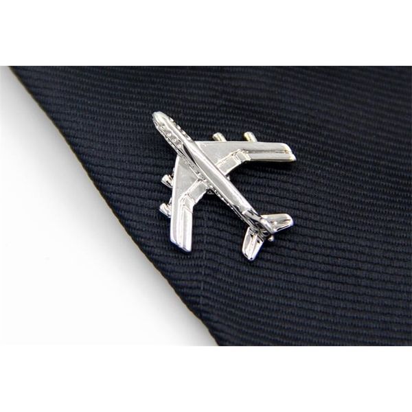 

10pcs/lot aircraft brooches pin badge air plane brooch shirt badges men suit dress lapel pins sticker jewelry gift, Gray