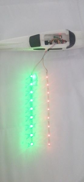 

night navigation led light led wings for f949/p707 rc model aircraft