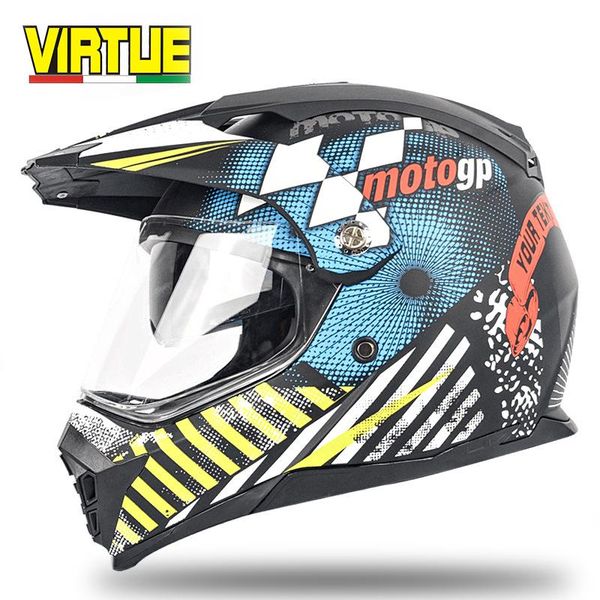 

motorcycle helmets double mirror helmet cross country men's and women's all over four seasons