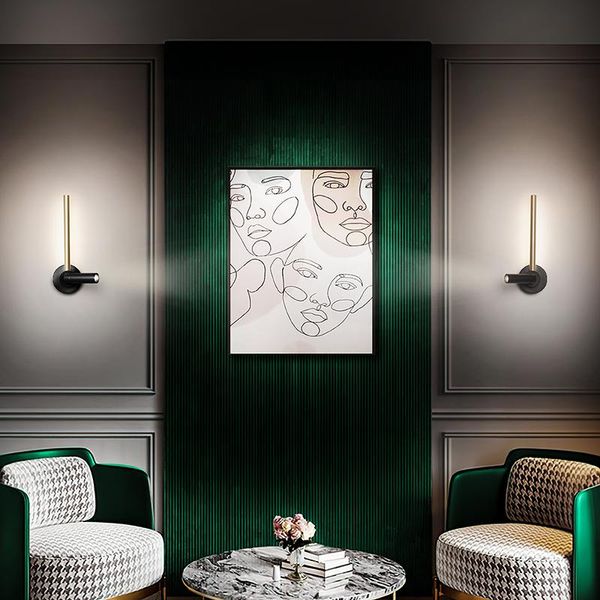 

wall lamp light with soptlight led adjustable sconces bedroom for home decoration lighting living dining room nordic fixture