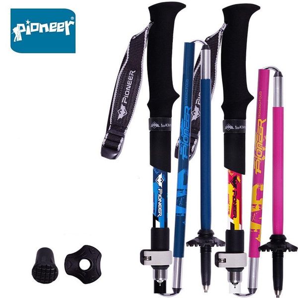 

carbon fiber folding trekking poles ultralight adjustable collapsible travel hiking nordic walking sticks 1 piece