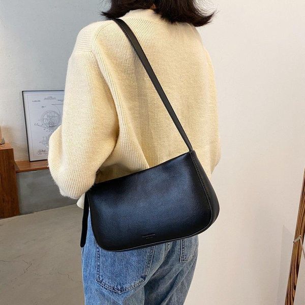 

women shoulder bag pu leather ladies chain shoulder messenger bag chain ladies vintage multi-pocket crossbody handbag