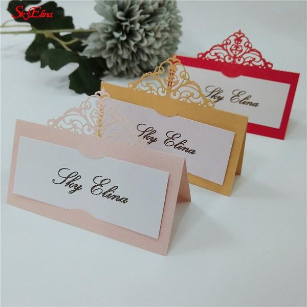 

greeting cards 50 pcs laser cut lace wedding place seat card invitation guest table party event decoration supplies 9*9cm 7zsh873