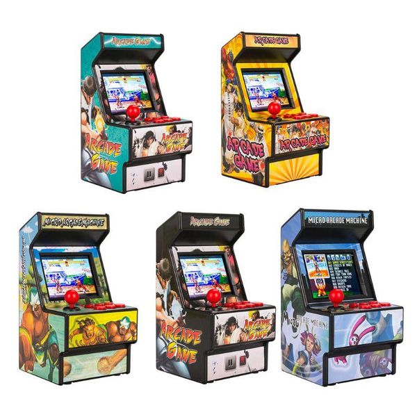 

portable game players 2021 2.8" mini arcade machine handheld rechargeable retro 16-bit 156 console for children