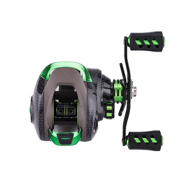 

baitcasting reel dual brake system 6kg max drag 6+1 bbs 7.1:1 high speed fishing tackle reels