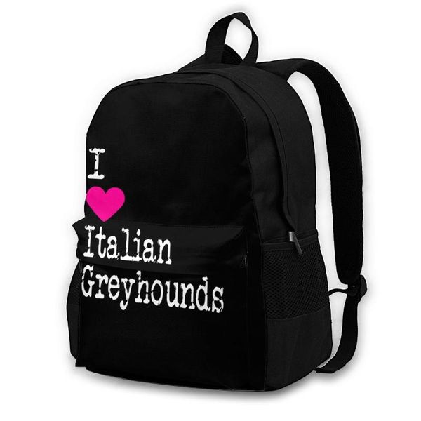 

backpack italian greyhound backpacks fun polyester workout male breathable bags