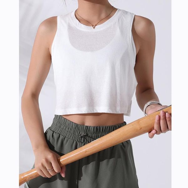 

yoga outfit shirts for women loose sports tee crop tank female gym running mesh shirt solid quick dry cotton blouse fitness t-shirt