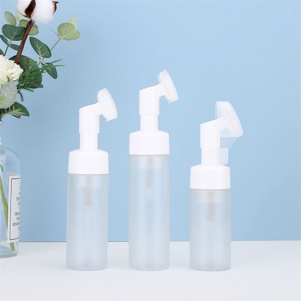 Reise Schaumstoff Mousse Flaschen Glasbehälter Kunststoff leerer Gesichtsschaum Flaschen mit Pumpe Handwaschseifenspender sprudelnde Flasche 5393 Q2