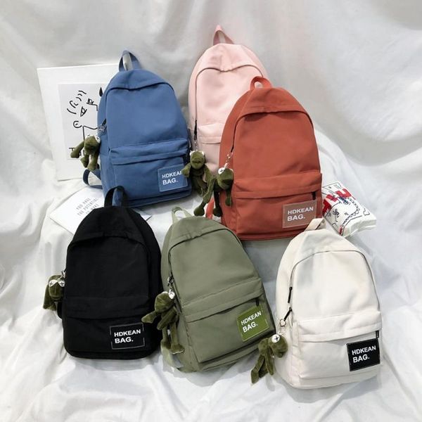 

backpack gnwxy fashion mini waterproof nylon travel small backpacks cute casual school bags send doll drop