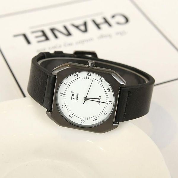 

men's quartz watch sports minimalistic watches for men wristwatches leather clock relogio masculino reloj hombre 05 gift, Slivery;brown