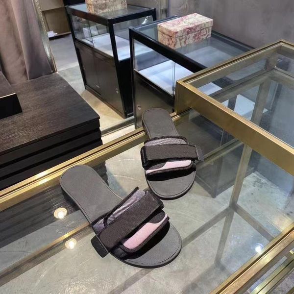 

2021 european classic luxury style women's slippers,belt buckle fashion shoes sandals, gold rivets, decorative stripe leather, Black