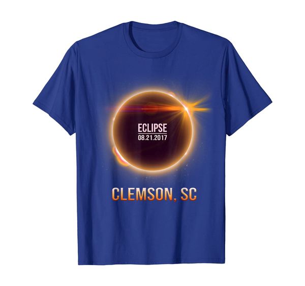 

clemson south carolina total solar eclipse 2017 shirt, White;black