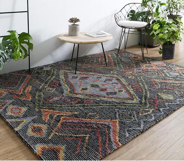 

carpets india wool carpet nordic geometry gor living room home decor rug rectangle sofa table study floor mat bed beside