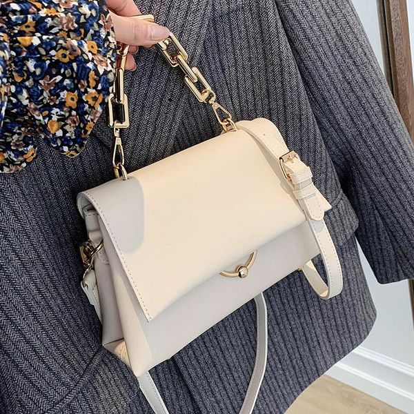 

evening bags chain design women's small pu leather flap crossbody sale ladies yellow shoulder handbags 2021 female luxury