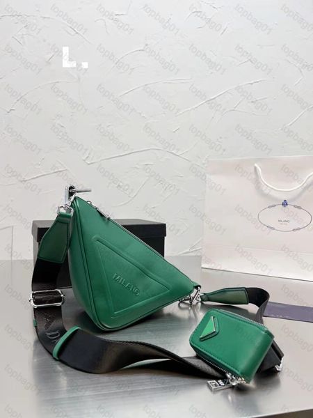 

fashion triangle bag designer bags lady crossbody tote hobo shoulder prad rx3o