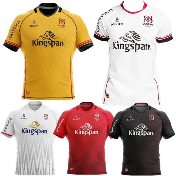 

2021 2022 ulster rugby jersey 20 21 22 home away yellow european shirt size s-5xl, Black;gray