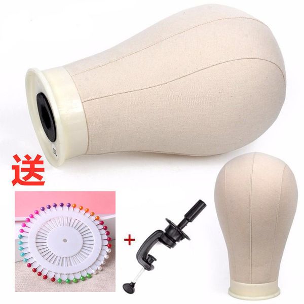 

finishing bracket modeling can be inserted to wrap sail cloth head model wig placement, Black