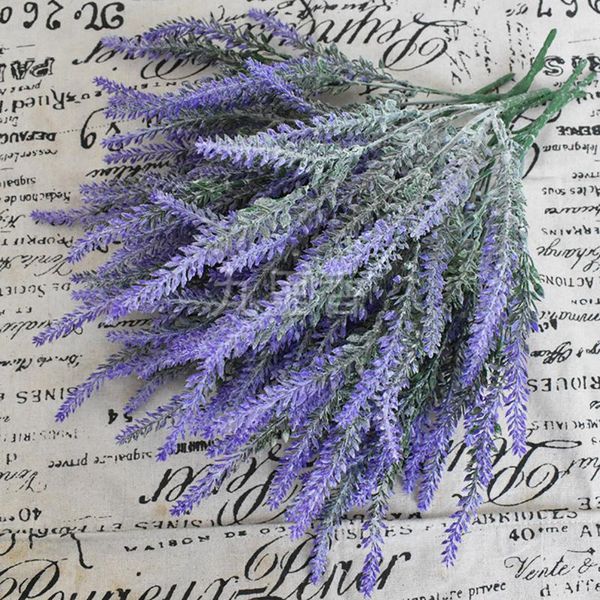 

decorative flowers & wreaths gift artificial lavender bouquets bundle lifelike stimulation