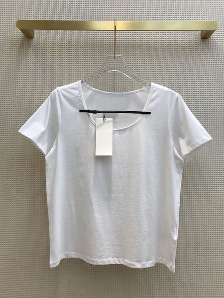 

t shirt summer women fashion tshirt luxury brand black and white contrast stitching short sleeve corset t-shirts