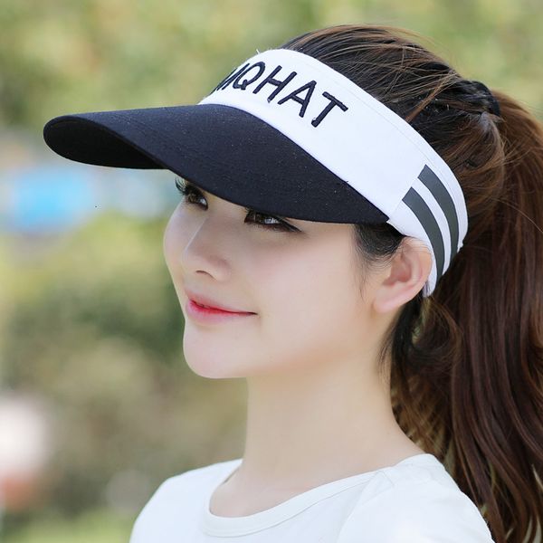 

summer sunshade hat women's big edge sunscreen anti ultraviolet empty korean leisure outdoor cycling sun, Blue;gray