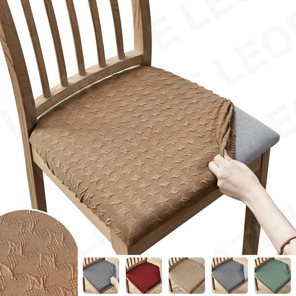 

chair covers 1 piece jacquard fabric cover stretch seat protector printed slipcovers armless elastic for home