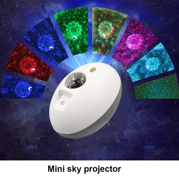 

night lights starry sky galaxy projector lamp creative led light projection romantic sleeping bedside