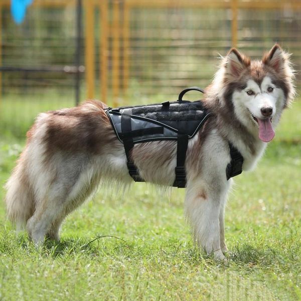 

dog collars & leashes pet tactical vest breathable military clothes adjustable harness training hunting medium large