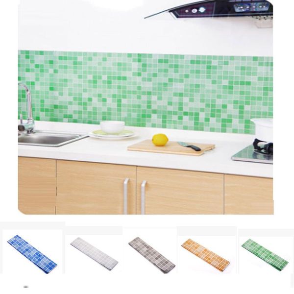

wall stickers kitchen hearth mosaic aluminum foil waterproof high temperature oil proof ceramic tile paste glass