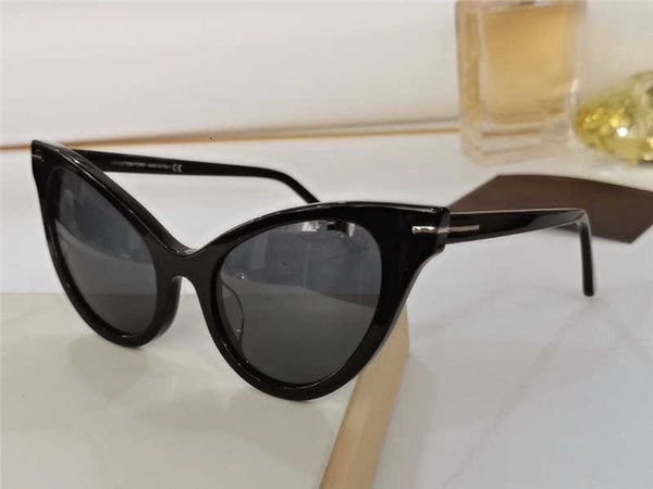 

820 sunglasses for men women cat eye full frame uv400 lens summer style adumbral butterfly black color come with case, White;black