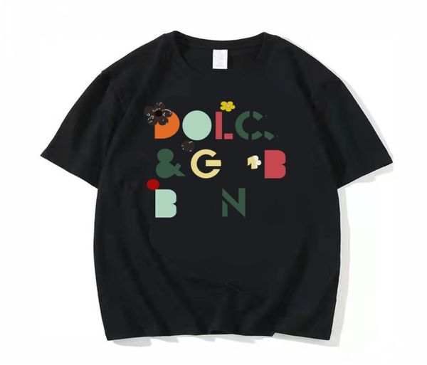 

2021 fashion mens designer t shirt summer letter prints short sleeve couples tees polo size s-5xl#26, White;black