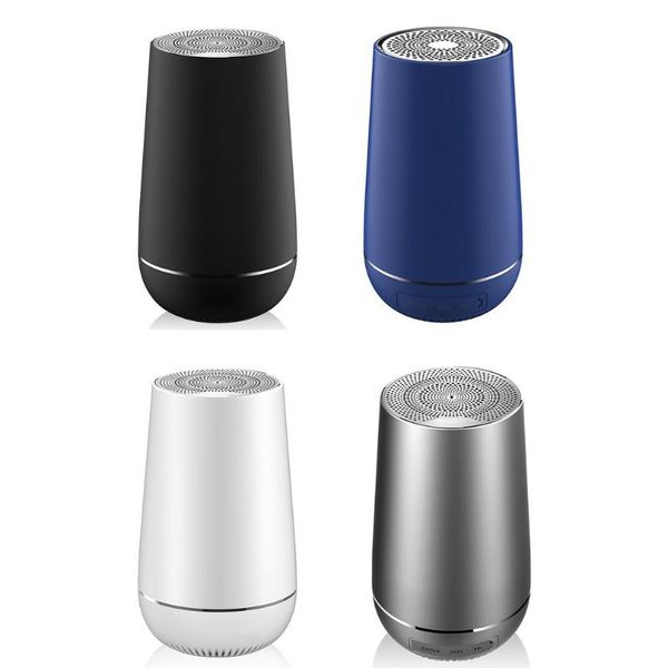 

bluetooth speaker portable wireless sound system stereo music surround soundbar small steel cannon barrel heavy bass speakers