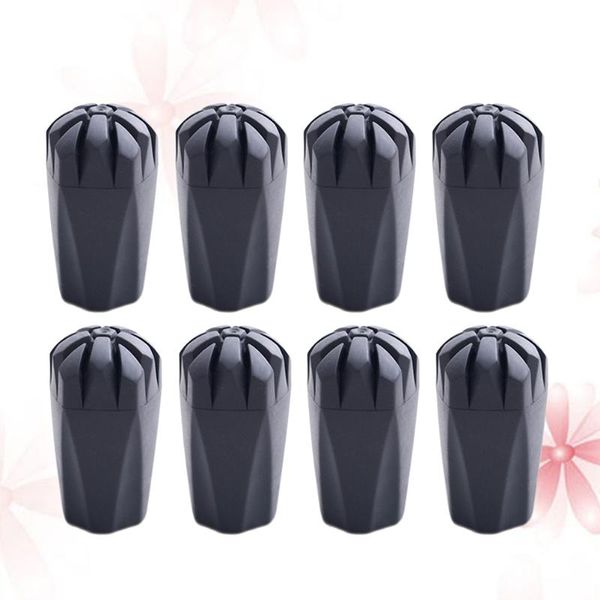 

trekking poles 8 pcs/2 sets tpr tips cane tip protectors hiking pole replacement walking stick head protect equipment accessory
