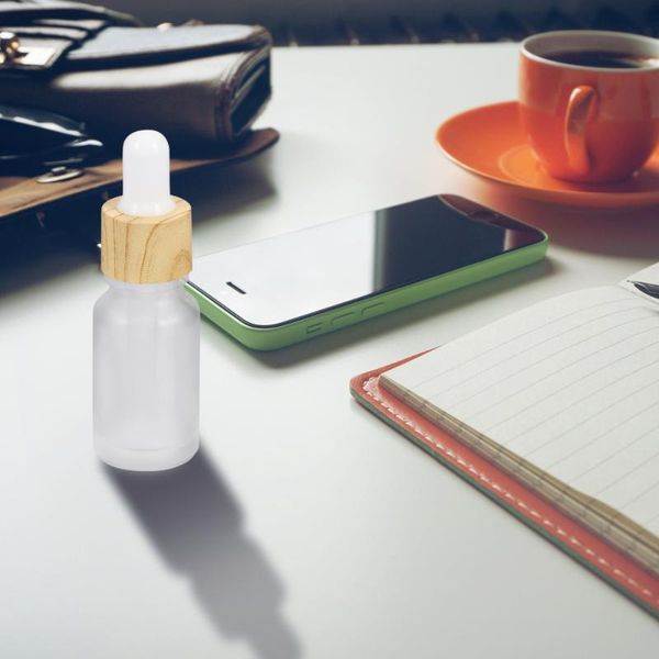 

storage bottles & jars 4pcs essential oil bottle glass dispenser empty dropper container