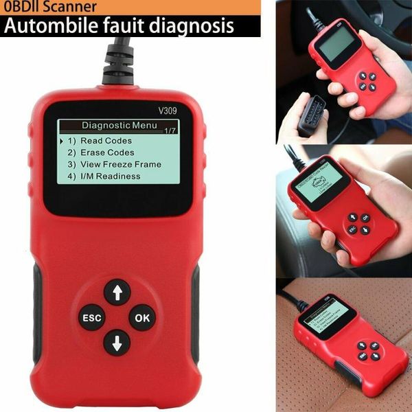 

auto car diagnostic scanner fault code obd2 reader engine reset tools obdii eobd