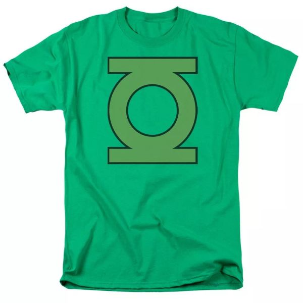 

green lantern emblem t-shirt dc comics sizes s-3x new, White;black