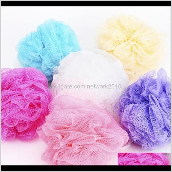 

brushes sponges scrubbers loofah bath sponge milk accessories nylon shower ball 10g soft body cleaning mesh brush wejxa jlf1k