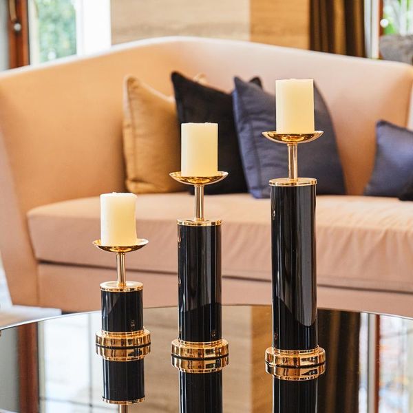 

candle holders ever light metal candlestick luxury simple modern decorative lamp ornaments for wedding ceremony