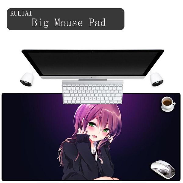 

mouse pads & wrist rests xgz lovely mousepad girl anime gaming keyboard pc player office desk mat to lapgamer game 40x80 mausepads