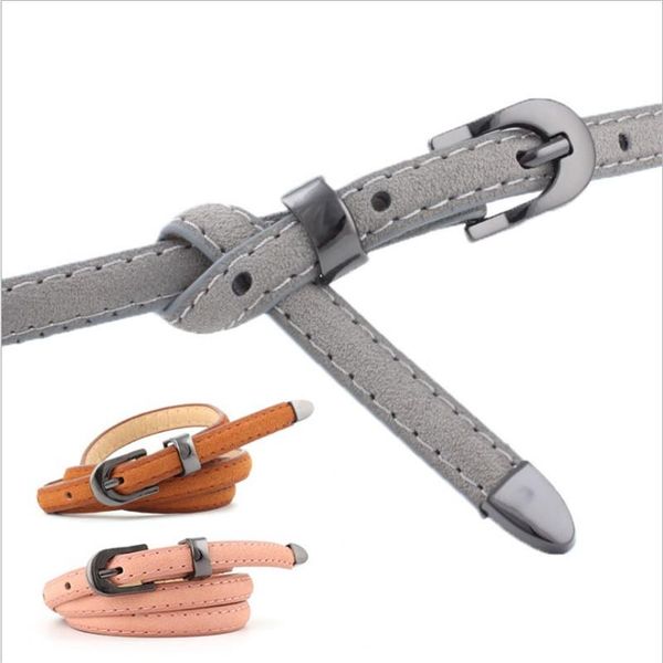 

belts arrive woman belt leather leisure black thin waistband for women decorative straps jeans cinturones mujer, Black;brown